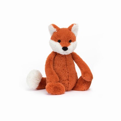 Jellycat Bashful Fox Cub USA | 10648TPQL